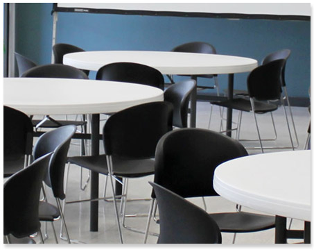 Cafeteria Tables and Chairs